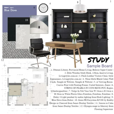 Study Sample Board Interior Design Mood Board by daisy.roberts1 on Style Sourcebook