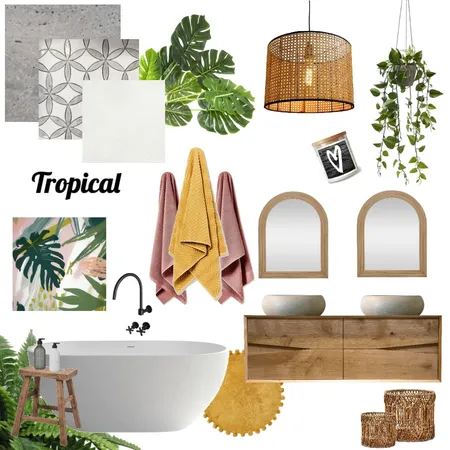 Tropical Interior Design Mood Board by Marni McGrath on Style Sourcebook