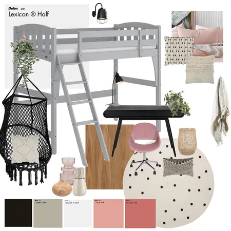 loft bed teenage girl Interior Design Mood Board by KUTATA Interior Styling on Style Sourcebook