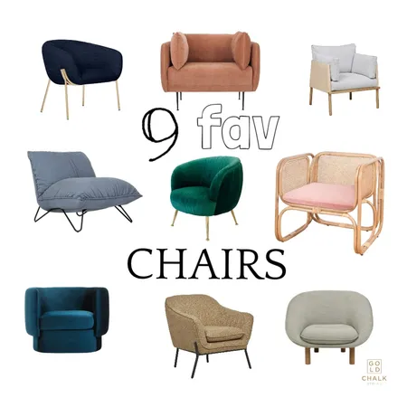 9 fav armchairs Interior Design Mood Board by Kylie Tyrrell on Style Sourcebook