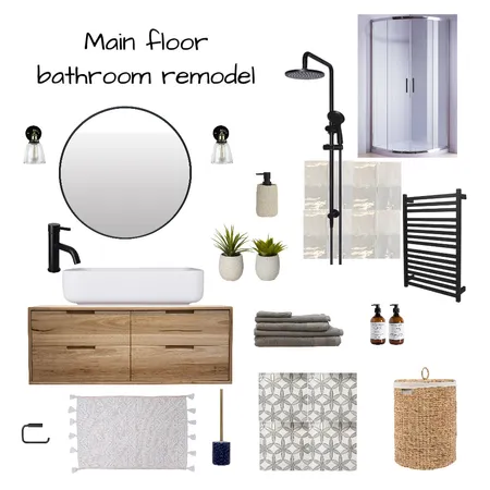 Bathroom remodel mod 9 Interior Design Mood Board by MfWestcoast on Style Sourcebook
