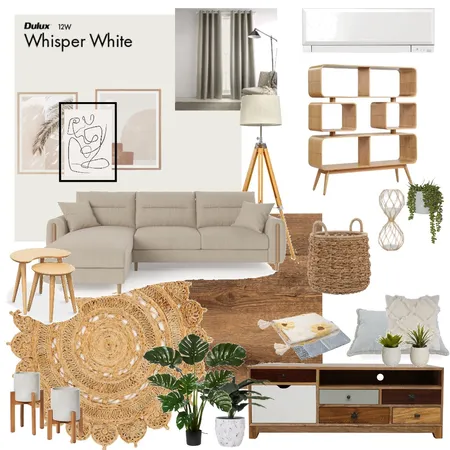 Living room - Boho Theme Interior Design Mood Board by emilychanel93 on Style Sourcebook