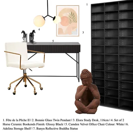 home office Interior Design Mood Board by Liga on Style Sourcebook