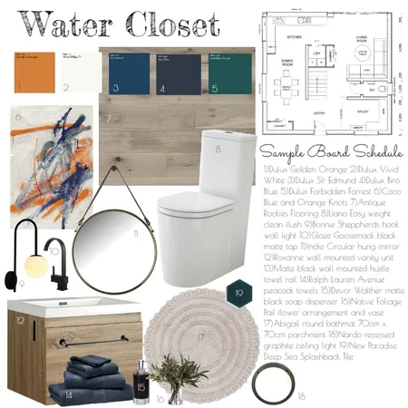 Water Closet Interior Design Mood Board by michelle_carla on Style Sourcebook