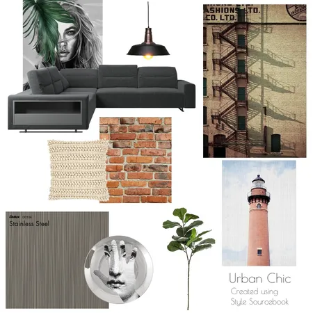 Urban Chic Interior Design Mood Board by gavinj on Style Sourcebook