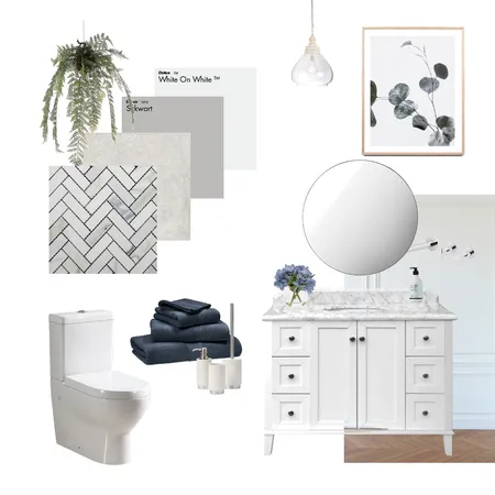 Hamptons Bathroom Interior Design Mood Board by KMR on Style Sourcebook