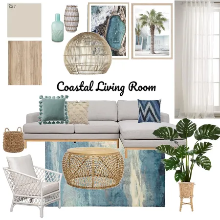 Coastal Living Room Interior Design Mood Board by paygebarker on Style Sourcebook