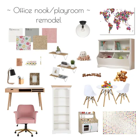 officenook/playroom Interior Design Mood Board by MfWestcoast on Style Sourcebook