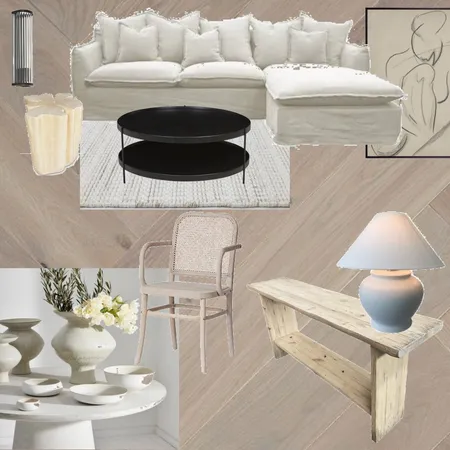 BARN UPSTAIRS LIVING/DINING Interior Design Mood Board by threexgathered