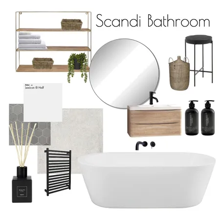 Scandi Bathroom Interior Design Mood Board by sarah_crawford on Style Sourcebook