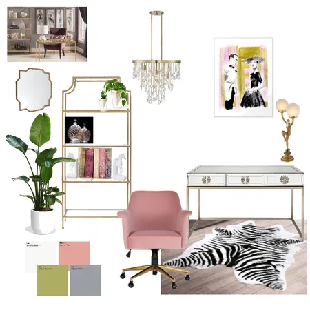 Glam office Interior Design Mood Board by Jfleury on Style Sourcebook