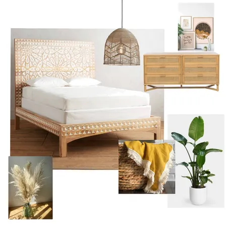 Boho bedroom 1 Interior Design Mood Board by Jfleury on Style Sourcebook