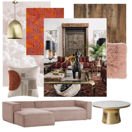 Tribal Pink Interior Design Mood Board by v_rue@hotmail.com on Style Sourcebook
