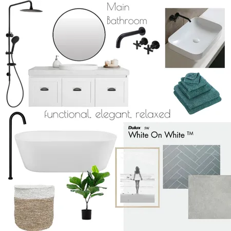 Main Bathroom Interior Design Mood Board by ally_walker on Style Sourcebook
