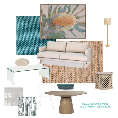 CARTWRIGHT | LIVING ROOM Interior Design Mood Board by Briana Forster Design on Style Sourcebook