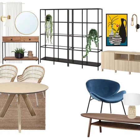 אורלי ושי שיפמן-קיר סלון ופינת אוכל Interior Design Mood Board by evelynberentprion on Style Sourcebook