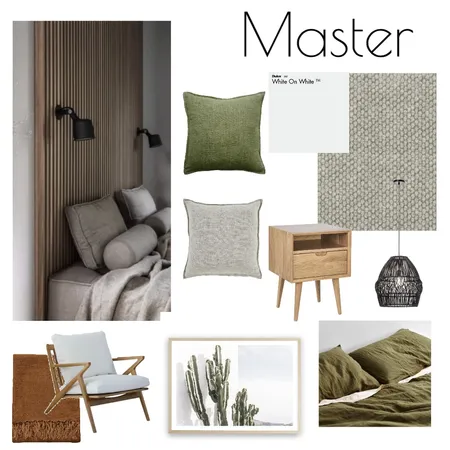 Master Bedroom Interior Design Mood Board by AmberReddie on Style Sourcebook