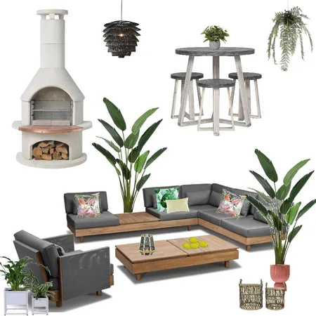 outdoor luxe Interior Design Mood Board by Haus & Hub Interiors on Style Sourcebook