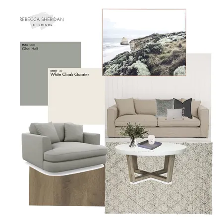 Natural Living Room Interior Design Mood Board by Sheridan Interiors on Style Sourcebook