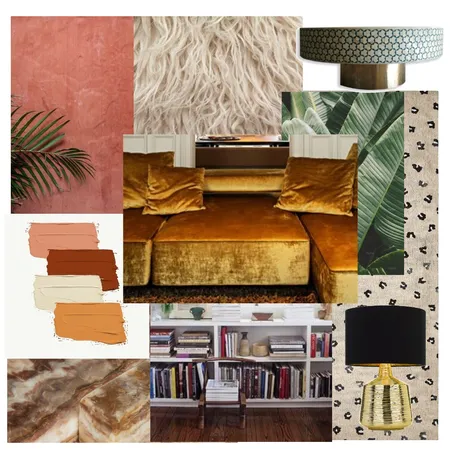 Terrocotta and Gold Interior Design Mood Board by v_rue@hotmail.com on Style Sourcebook