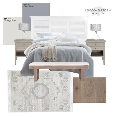 Coastal Bedroom Interior Design Mood Board by Sheridan Interiors on Style Sourcebook