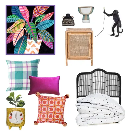Fun Bedroom ideas Interior Design Mood Board by Siesta Home on Style Sourcebook