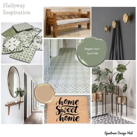 Hallway inspirstion Interior Design Mood Board by Spectrum Design Hub on Style Sourcebook
