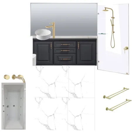 Master Bath Interior Design Mood Board by Kaylee on Style Sourcebook