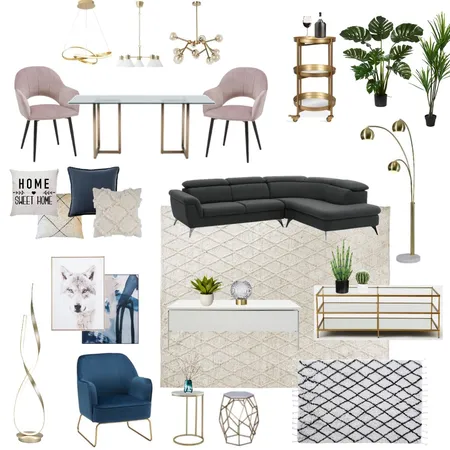 Living + Dining 8 - NEW Interior Design Mood Board by Carolina Nunes on Style Sourcebook