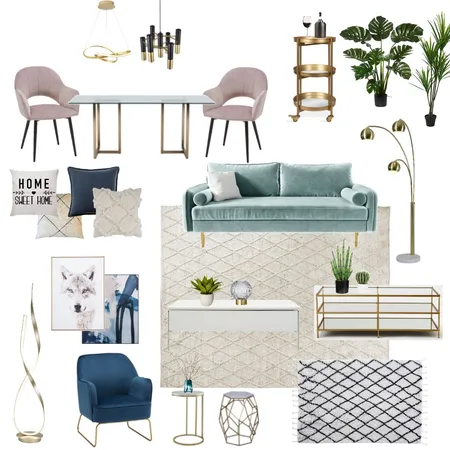 Living + Dining 10 - NEW Interior Design Mood Board by Carolina Nunes on Style Sourcebook