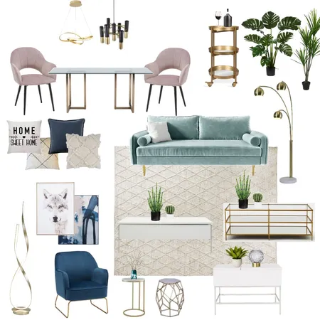 Living + Dining 12 - NEW Interior Design Mood Board by Carolina Nunes on Style Sourcebook