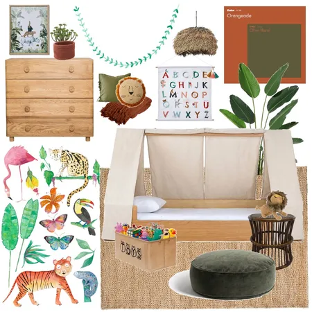Vellaquin jungle room Interior Design Mood Board by Thediydecorator on Style Sourcebook