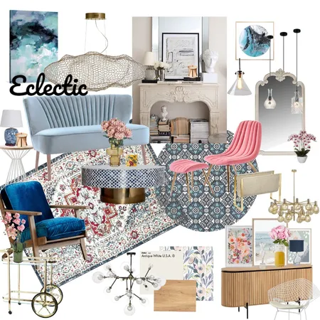Eclectic2 Interior Design Mood Board by Veronika on Style Sourcebook