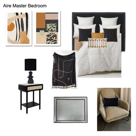 Aire Master Bedroom Interior Design Mood Board by smuk.propertystyling on Style Sourcebook