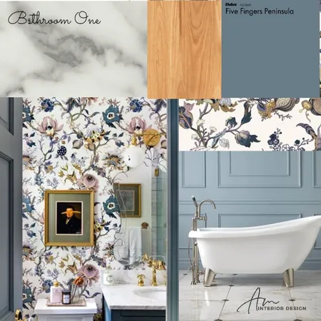 AMANDA BATHROOM ONE Interior Design Mood Board by AM Interior Design on Style Sourcebook
