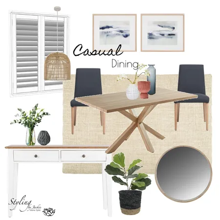 Casual Dining Interior Design Mood Board by Jackie Fyfe Interiors on Style Sourcebook