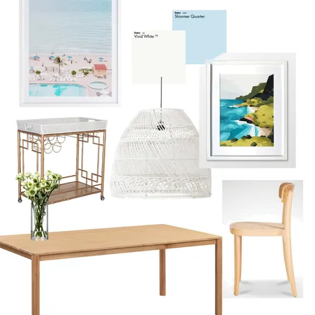 Burleigh Beach Retreat Dining Room Interior Design Mood Board by hemko interiors on Style Sourcebook