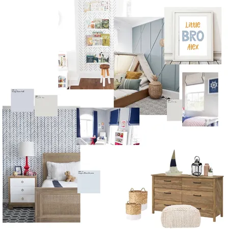 Elissa's Boys Bedroom Interior Design Mood Board by Emma Manikas on Style Sourcebook