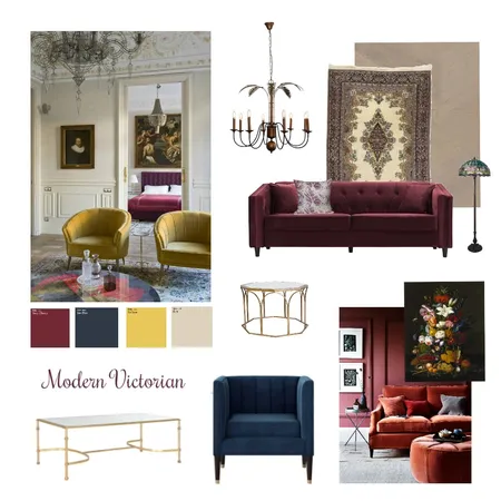 Modern Victorian Interior Design Mood Board by Viktorian Interiors on Style Sourcebook