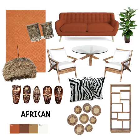African Interior Design Mood Board by Gia123 on Style Sourcebook