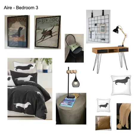 Aire Bedroom 3 Interior Design Mood Board by smuk.propertystyling on Style Sourcebook