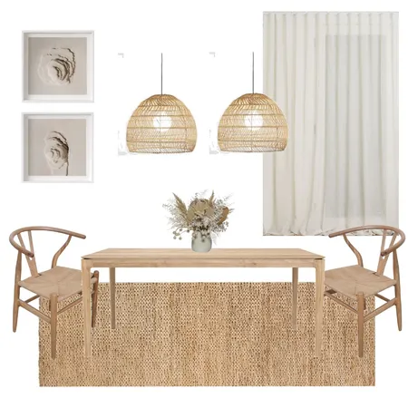 Coastal boho dining Interior Design Mood Board by Sapphire_living on Style Sourcebook