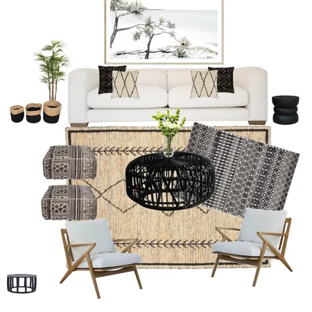 B/W living 3 Interior Design Mood Board by eEeEeEeE on Style Sourcebook