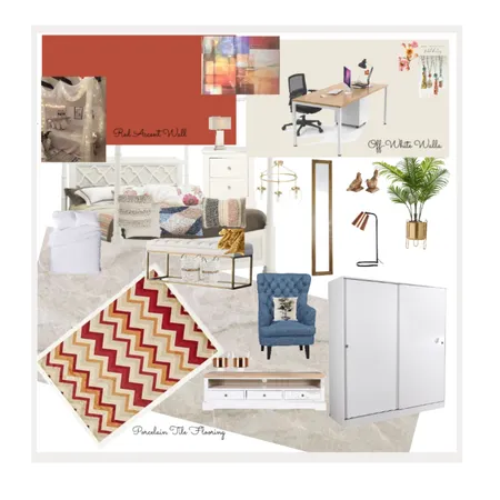 Sample Board-Master Bedroom Interior Design Mood Board by MM Creations on Style Sourcebook
