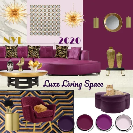WELCOME 2020 NYE Party Interior Design Mood Board by G3ishadesign on Style Sourcebook