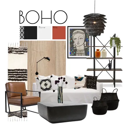 BOHO Interior Design Mood Board by ideenreich on Style Sourcebook