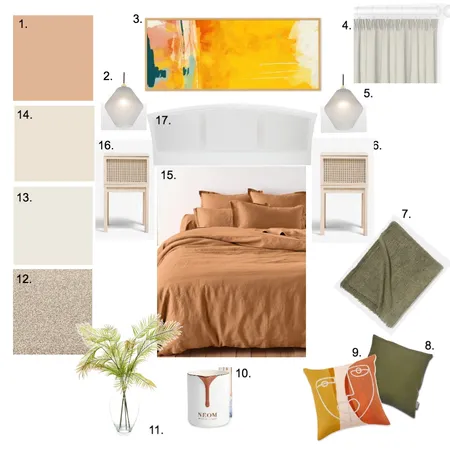 Module 10 - Main Bedroom Interior Design Mood Board by erin_burmeister on Style Sourcebook
