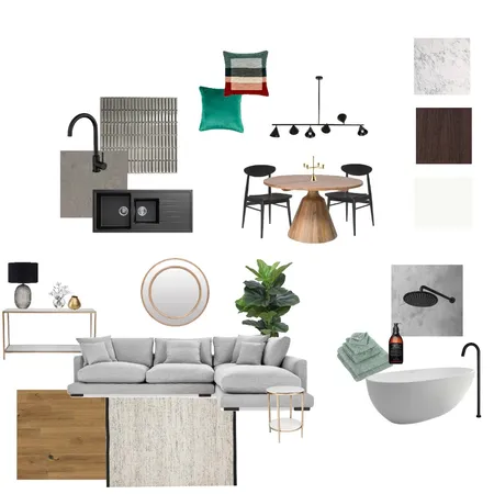 Contemporary Living Interior Design Mood Board by Sarah Wilson Interiors on Style Sourcebook