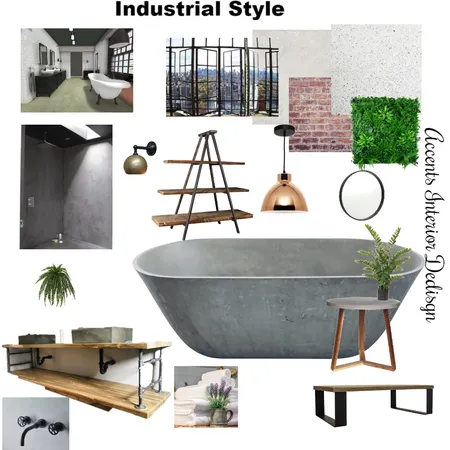Industrial Style Moodboard Interior Design Mood Board by Accents Interior Design on Style Sourcebook