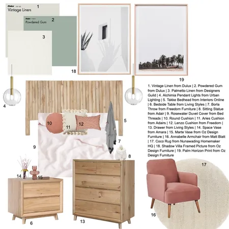 Bedroom Mood Board Interior Design Mood Board by annawalker on Style Sourcebook
